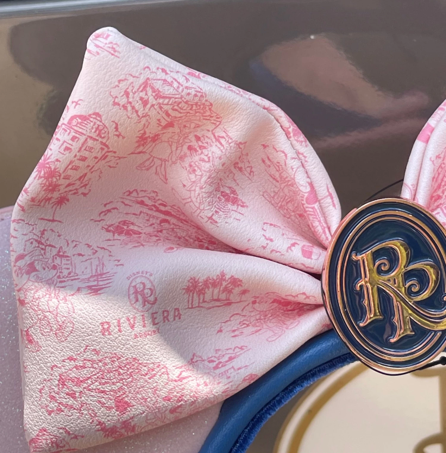 Disney Riviera Resort Pink Loungefly Minnie Ear Headband 5 Disney Riviera Resort Pink Loungefly Minnie Ear Headband - Image 3