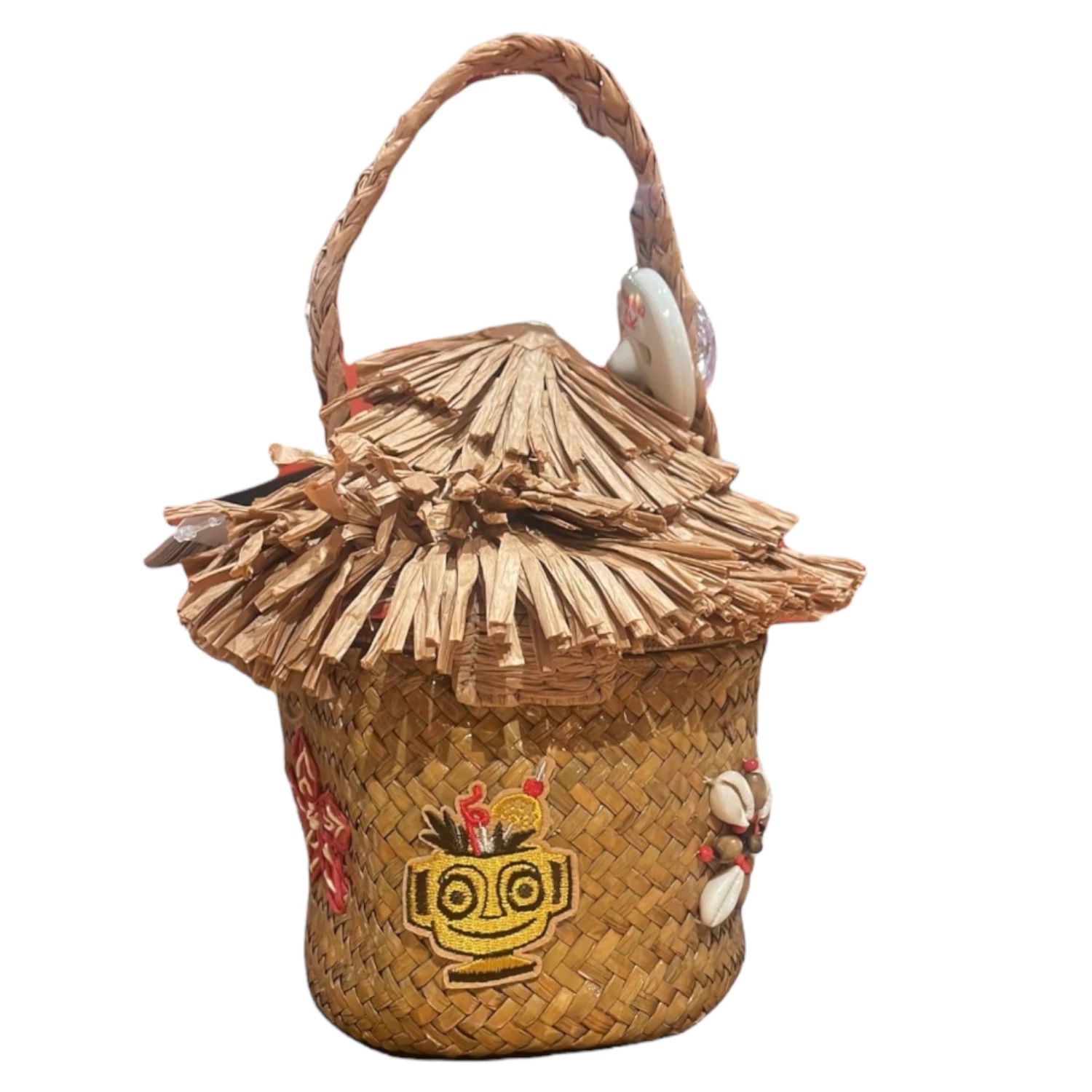 Disney Polynesian Tiki Straw Wristlet 3 Disney Polynesian Tiki Straw Wristlet