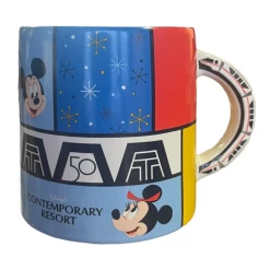 Disney WaltWorld 50th Anniversary Contemporary Resort Mug