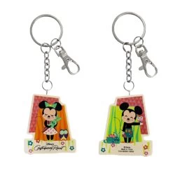 Disney Contemporary Resort Minnie And Mickey Keychain Clip