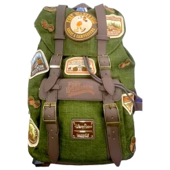 Disney Fort Wilderness Campground Mickey Patches Canvas Loungefly Backpack