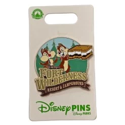 Disney Fort Wilderness Campground Chip N Dale S’more Pin
