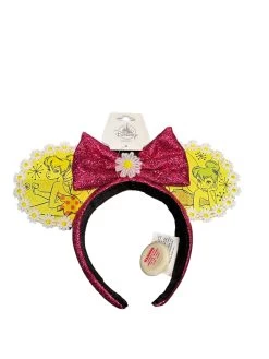 Disney Tinker Bell Glitter Minnie Ear Headband