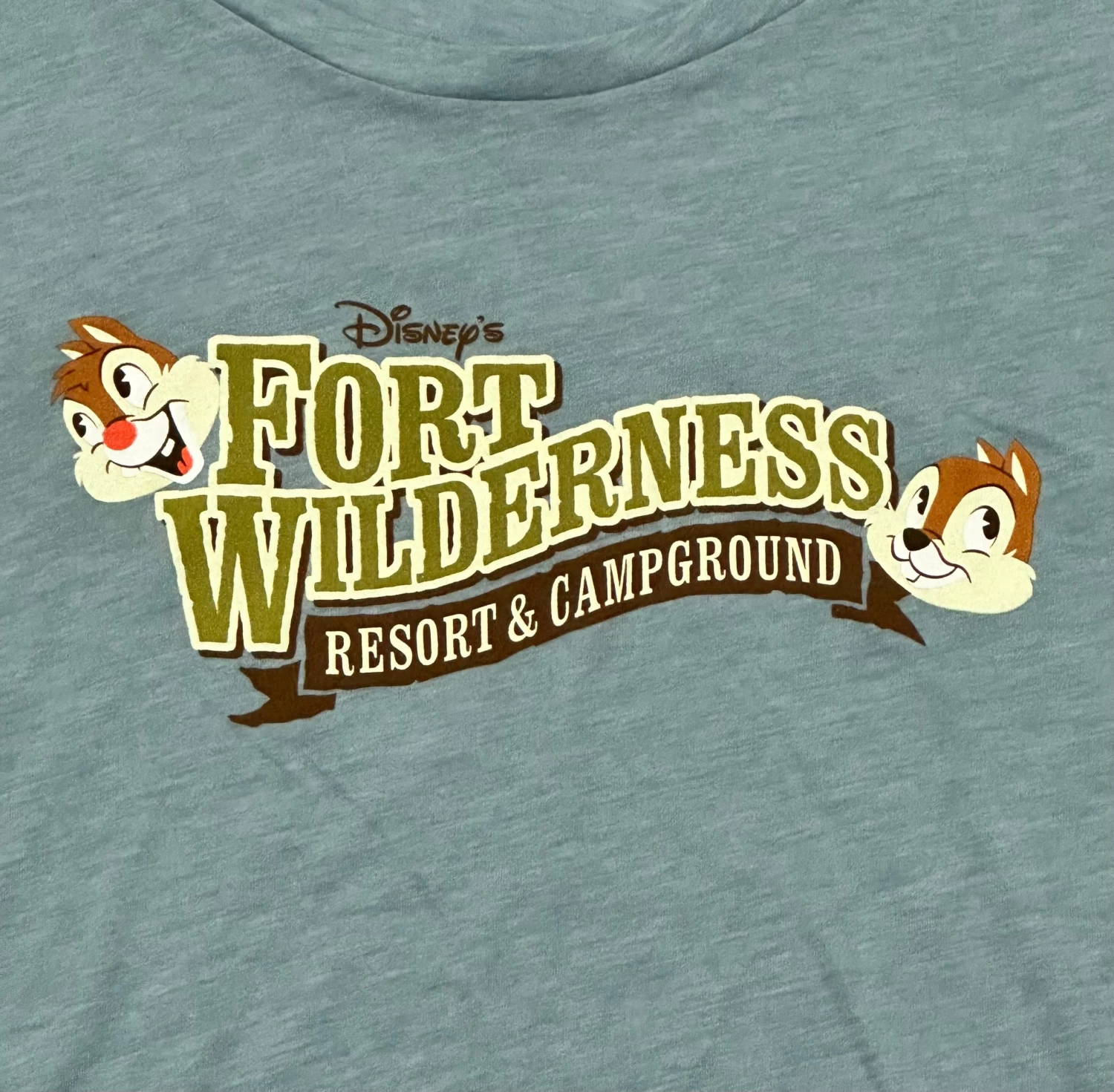 Disney Fort Wilderness Resort Chip N Dale Ladies Shirt 4 Disney Fort Wilderness Resort Chip N Dale Ladies Shirt - Image 2