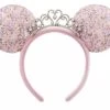 Disney Princess Sequin Minnie Ear Headband With Tiara -Disney disneyprincesssequinedheadband