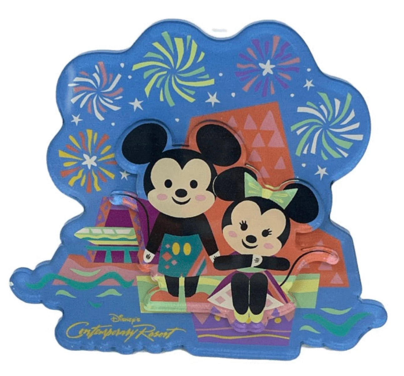 Disney Contemporary Resort Minnie & Mickey Acrylic Magnet 3 Disney Contemporary Resort Minnie & Mickey Acrylic Magnet