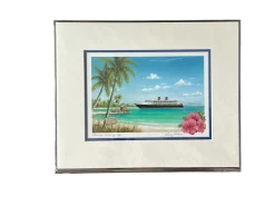 “Disney’s Castaway Cay” Matted Print 8x10" By Larry Dotson