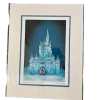 Disney Matted Print “Magic Kingdom Park - Ice Castle” By Larry Dotson