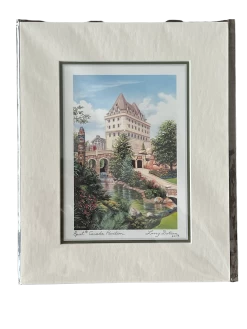 Disney “Epcot Canada Pavilion” 8x10" Matted Print By Larry Dotson