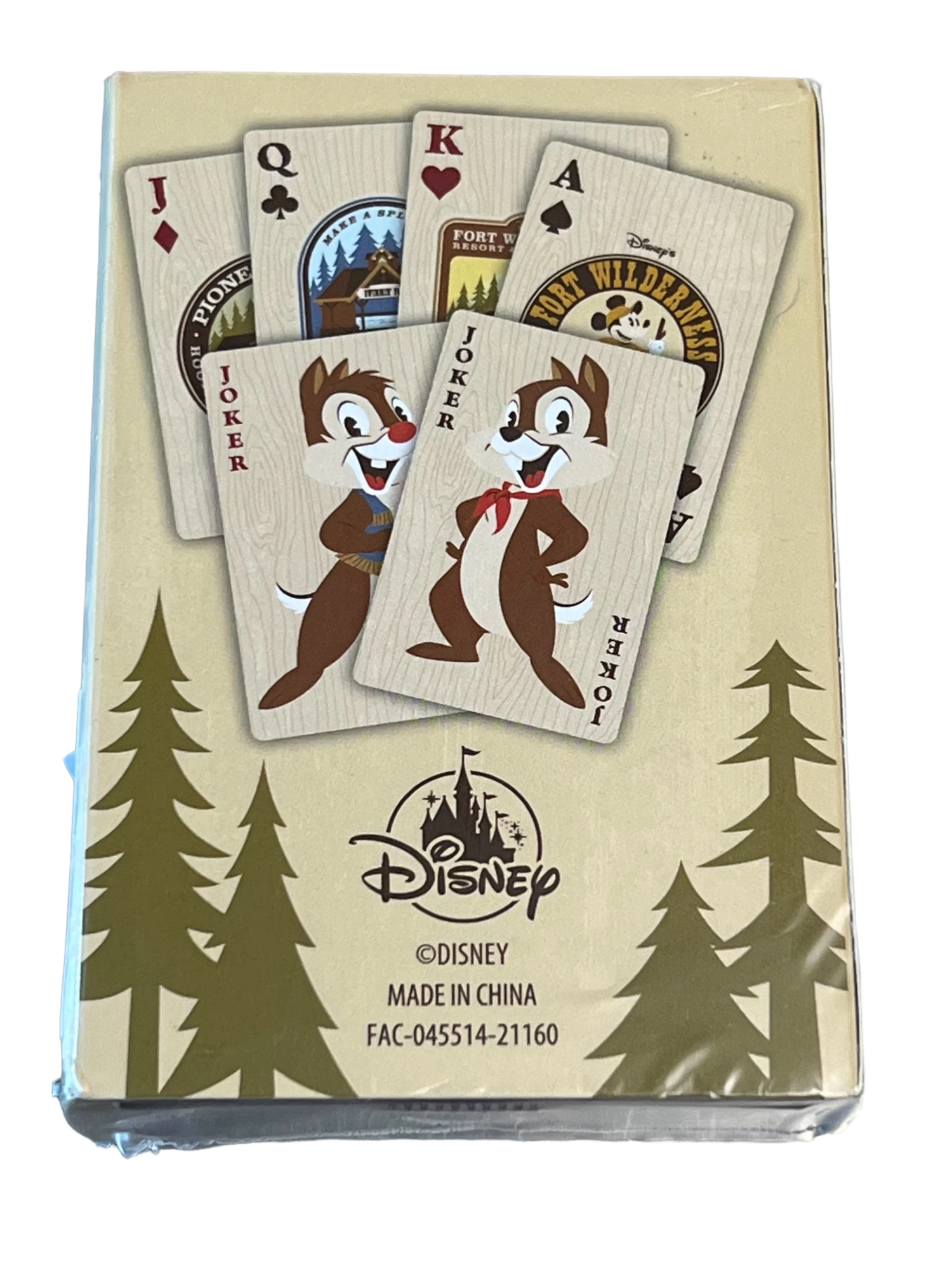 Walt Disney World 50th Anniversary Fort Wilderness Playing Cards 4 Walt Disney World 50th Anniversary Fort Wilderness Playing Cards - Image 2