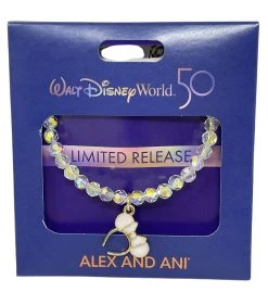 Disney World 50th Anniversary Minnie Ear Headband Alex And Ani Bracelet Bangle
