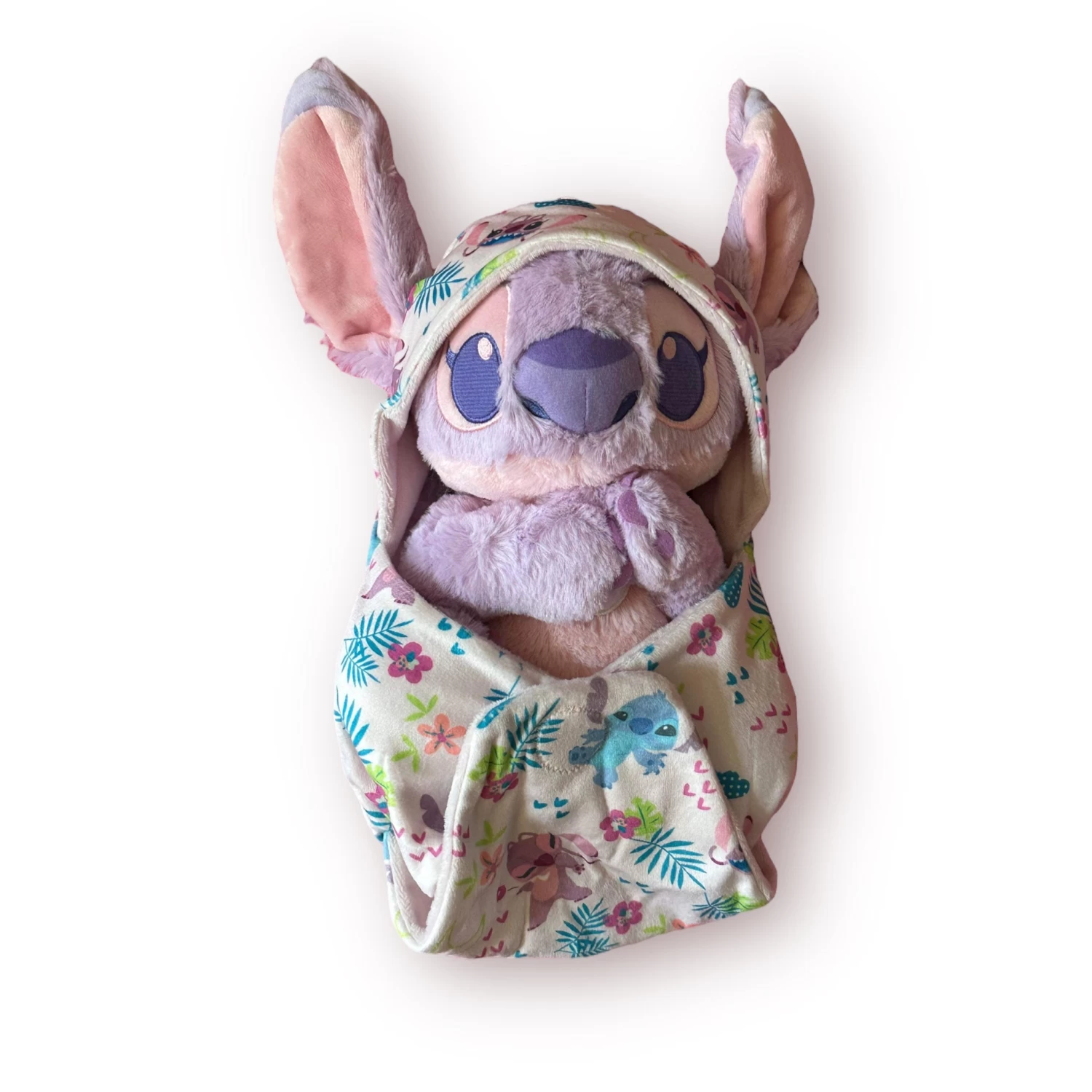 Disney Babies Angel Plush With Hooded Blanket 3 Disney Babies Angel Plush With Hooded Blanket