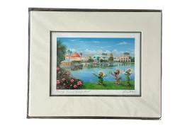 “Disney’s Coronado Springs Resort” Matted Print 8x10" By Larry Dotson