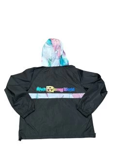 Walt Disney World Tie Dye Castle Windbreaker Jacket -Disney image 66eb88fd c1aa 484c b171 16c77c506c41