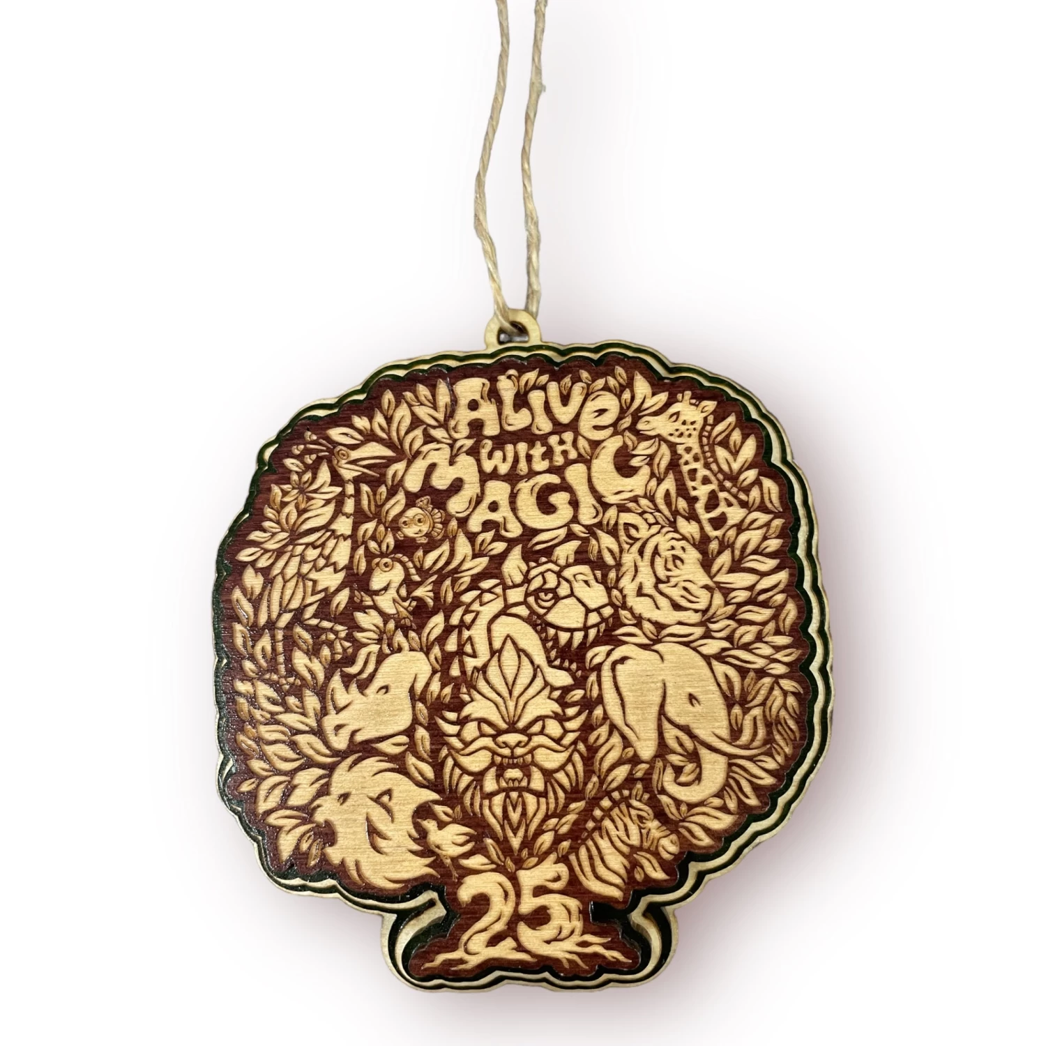 Disney Animal Kingdom 25th Anniversary 'Alive With Magic' Hanging Ornament 3 Disney Animal Kingdom 25th Anniversary 'Alive With Magic' Hanging Ornament