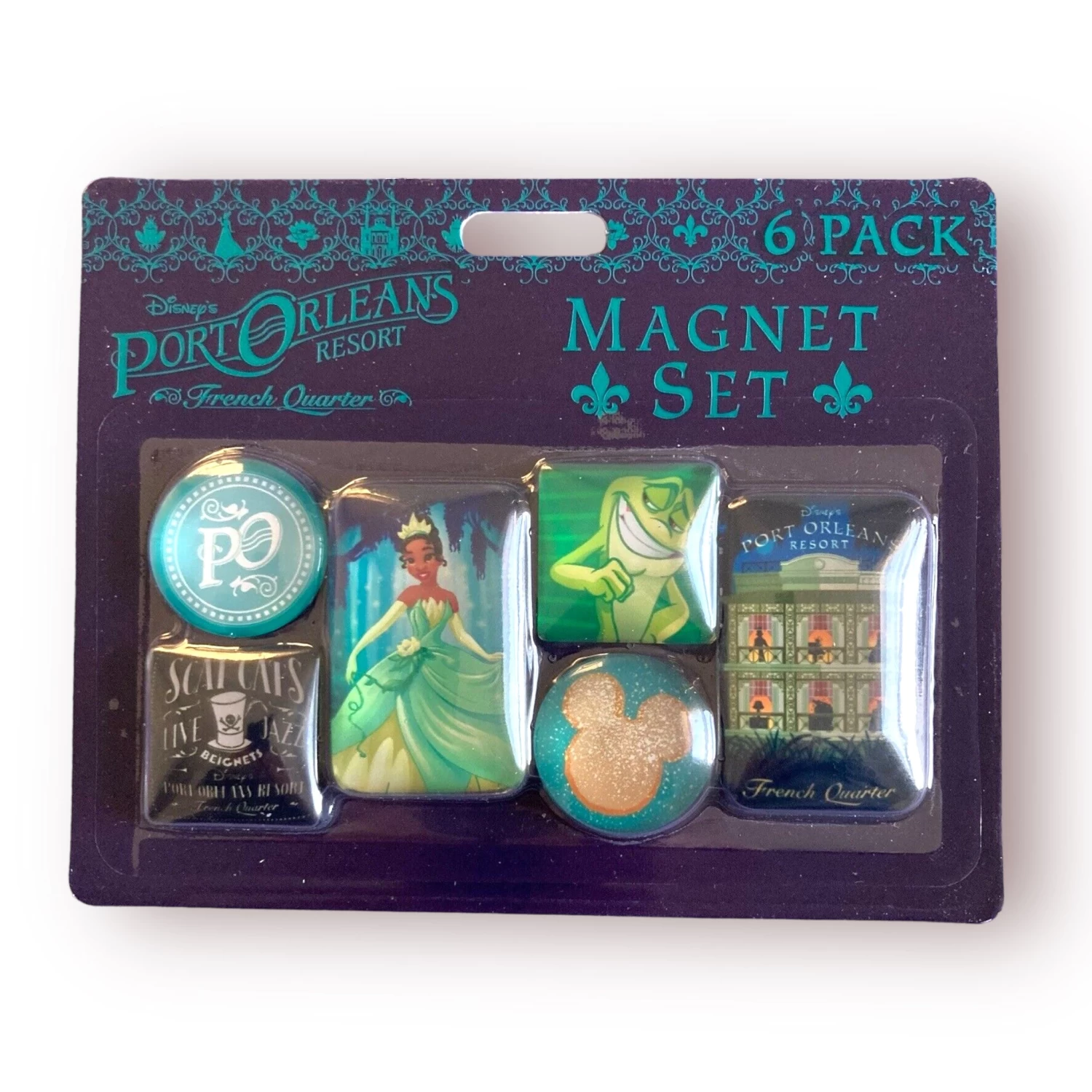 Disney Port Orleans French Quarter Tiana Magnet Set 3 Disney Port Orleans French Quarter Tiana Magnet Set