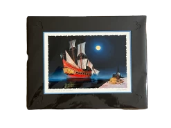 Disney Print “Pirates Of The Caribbean” By Larry Dotson 11x14" Matted Print