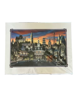 Disney “Sunset Lagoon” Matted Print By Greg McCullough