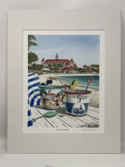Disney Print - “The Grand Floridian” By David E. Doss 11x14" Matted Print