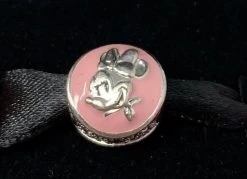 Disney Minnie Mouse Vintage Pink Pandora Charm