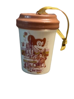 Walt Disney World 50th Anniversary Starbucks Magic Kingdom Ornament