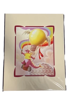 Disney WonderGround "Inspiration Comes To Life" Print By June Kim 14x18" Matted