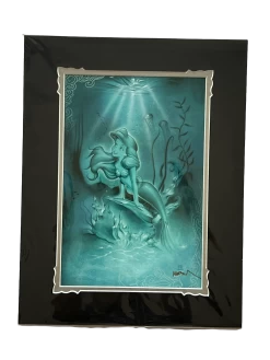 Disney Festival Of Arts "Little Mermaid" Ariel SIGNED NOAH 14x18" Matted Print