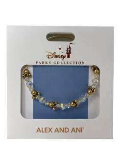Disney Alex And Ani Mickey And Minnie Beaded Bracelet