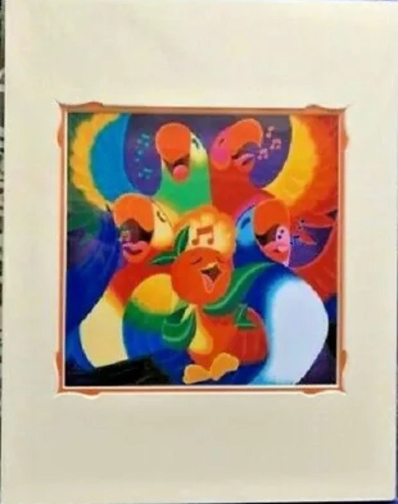 Disney Festival Of Arts "Think Tiki Thoughts" By Morgan Ditta 14x18" Matted Print 3 Disney Festival Of Arts "Think Tiki Thoughts" By Morgan Ditta 14x18" Matted Print