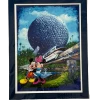 Disney "We Love EPCOT" By Artist Stephen Fishwick 14x18” Matted Print -Disney image c99d233a 6a1c 40b5 a2f3 80c5140549b7