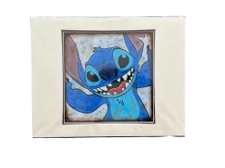 Disney Matted 14x 18" Print “626”Stitch By Joe Kaminski