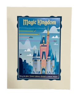 Disney Matted Print “Magic Awaits You!” By Eric Tan