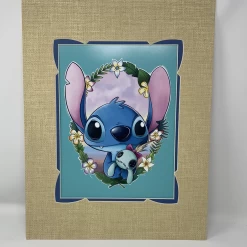 Disney Print “Stitch” By Chris Uminga 14x18" Matted Print