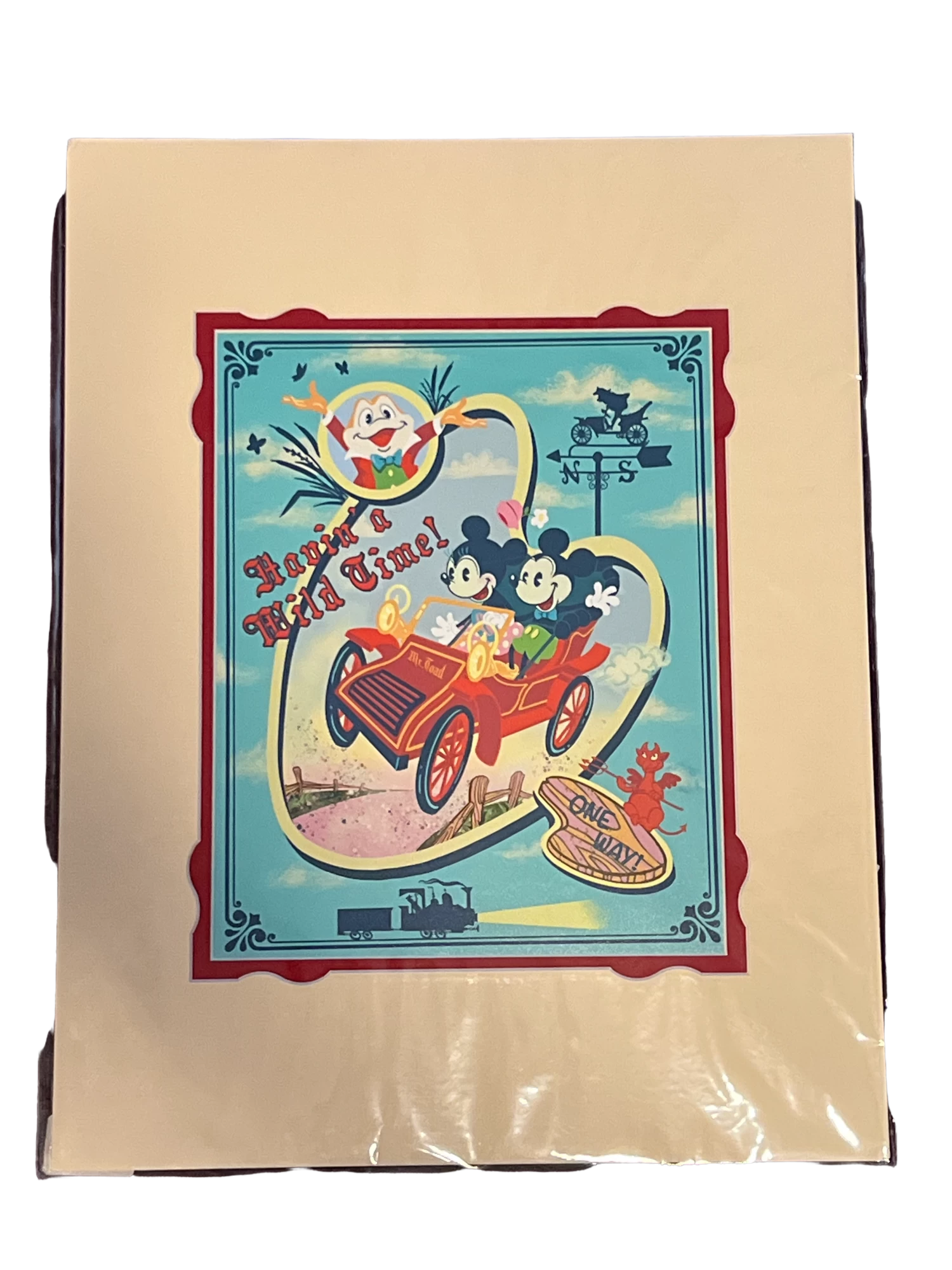 Disney Festival Of Arts "Havin A Wild Time" John Coulter 14x18" Matted Print 3 Disney Festival Of Arts "Havin A Wild Time" John Coulter 14x18" Matted Print