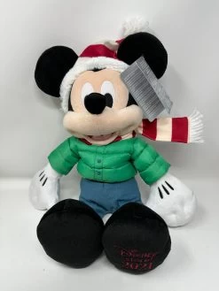 Disney Store 2021 Mickey Holiday Plush