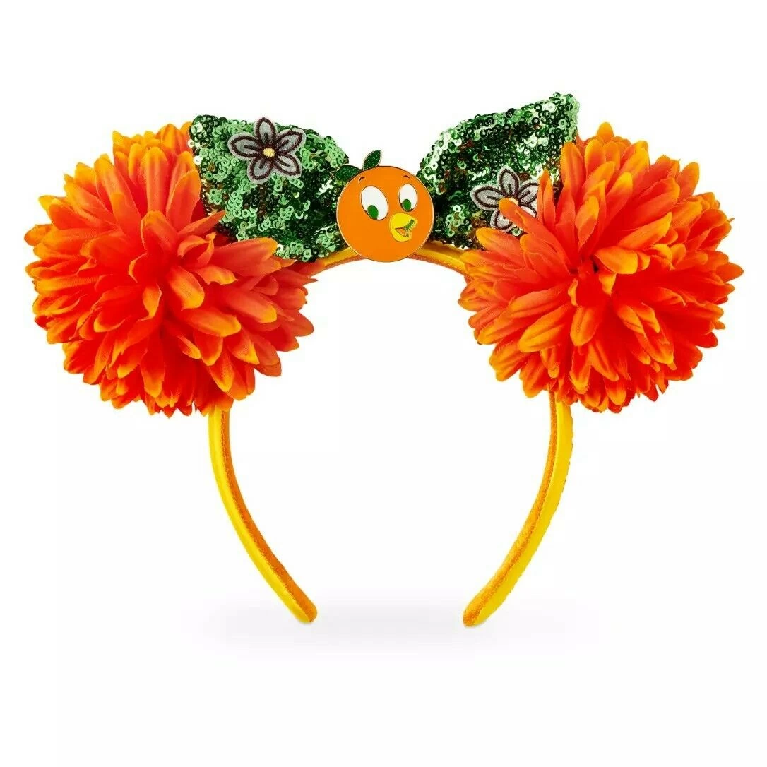 Disney Epcot 2021 Flower And Garden Festival Orange Bird Minnie Ear Headband 3 Disney Epcot 2021 Flower And Garden Festival Orange Bird Minnie Ear Headband