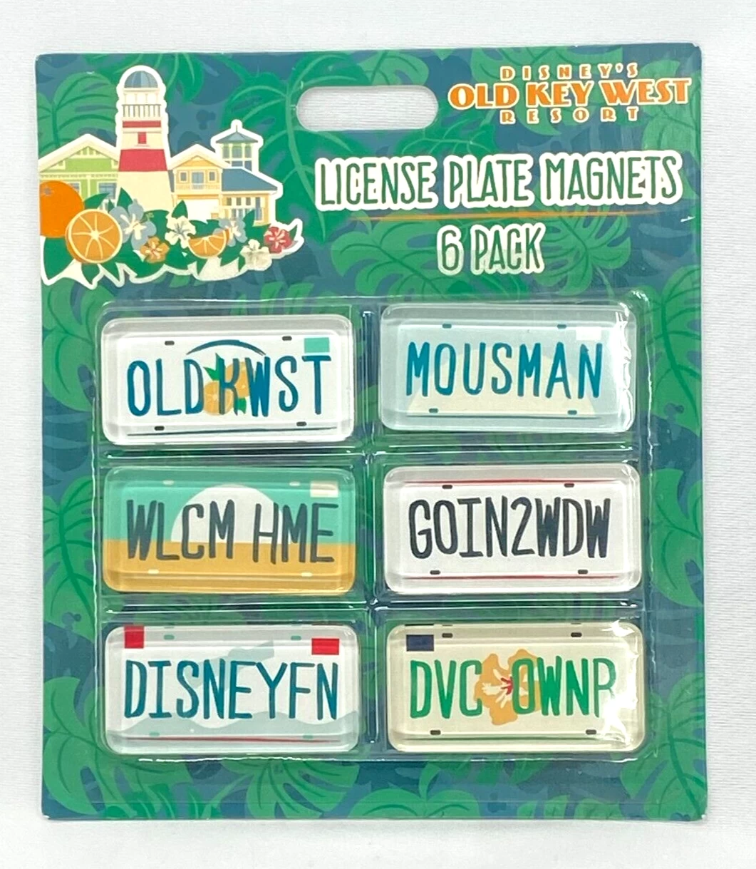 Disney Old Key West Resort Magnet Set 3 Disney Old Key West Resort Magnet Set
